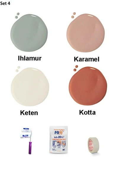 Bİ'Boya Geometrik Duvar Boyama Seti - 5