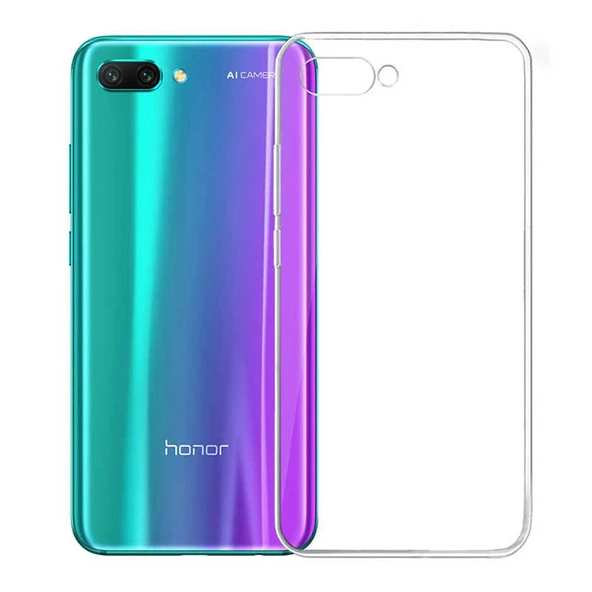 Huawei Honor 10 Kılıf Ultra İnce Silikon Kapak 0.2 mm Şeffaf