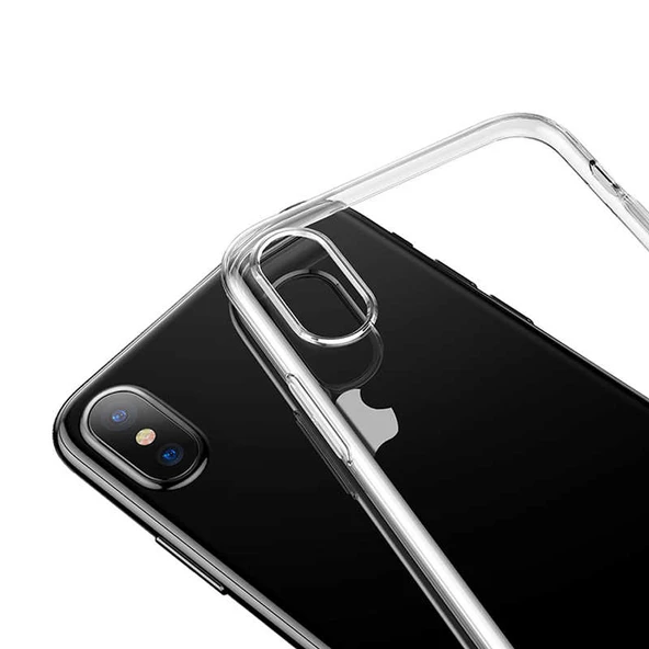 Apple iPhone XS Max 6.5 Kılıf Ultra İnce Silikon Kapak 0.2 mm Şeffaf