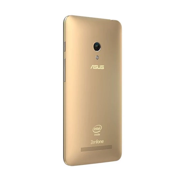 Asus A501CG Zenfone 5 Kılıf Ultra İnce Silikon Kapak Gold ürün görseli 1