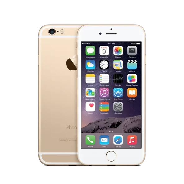 Apple iPhone 6 Plus Kılıf Ultra İnce Silikon Kapak 0.2 mm Gold