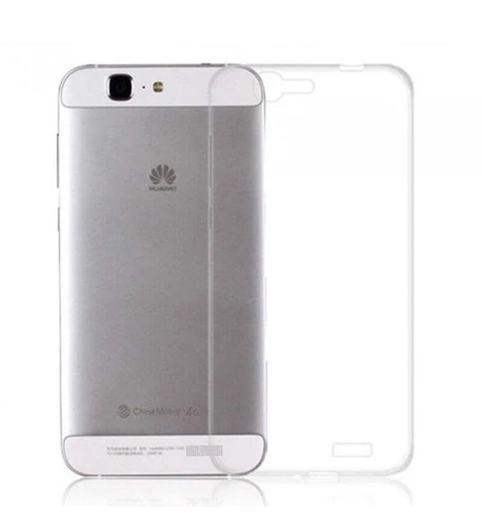 Huawei G7 Kılıf Ultra İnce Silikon Kapak 0.2 mm Şeffaf