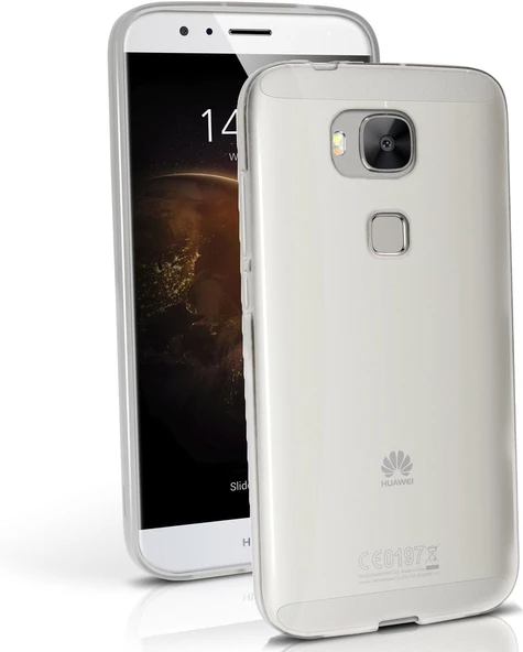 Huawei G8 Kılıf Ultra İnce Silikon Kapak 0.2 mm Şeffaf