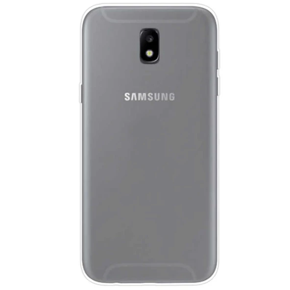 Samsung Galaxy J3 Pro 2017 Kılıf Ultra İnce Silikon Kapak 0.2 mm Şeffaf