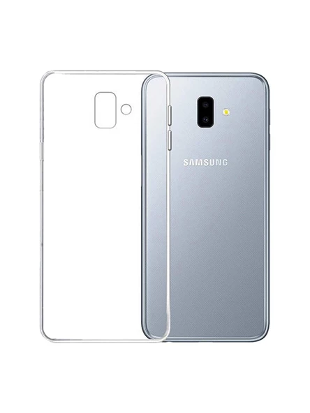 Samsung Galaxy J6 Plus Kılıf Ultra İnce Silikon Kapak 0.2 mm Şeffaf