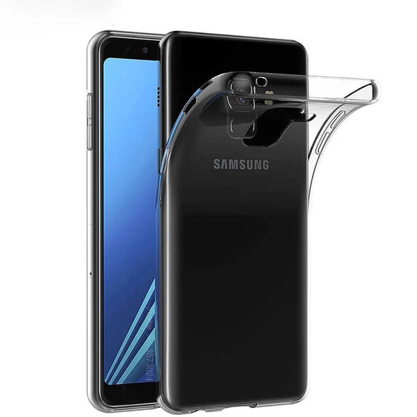 Samsung Galaxy J6 Kılıf Ultra İnce Silikon Kapak 0.2 mm Şeffaf