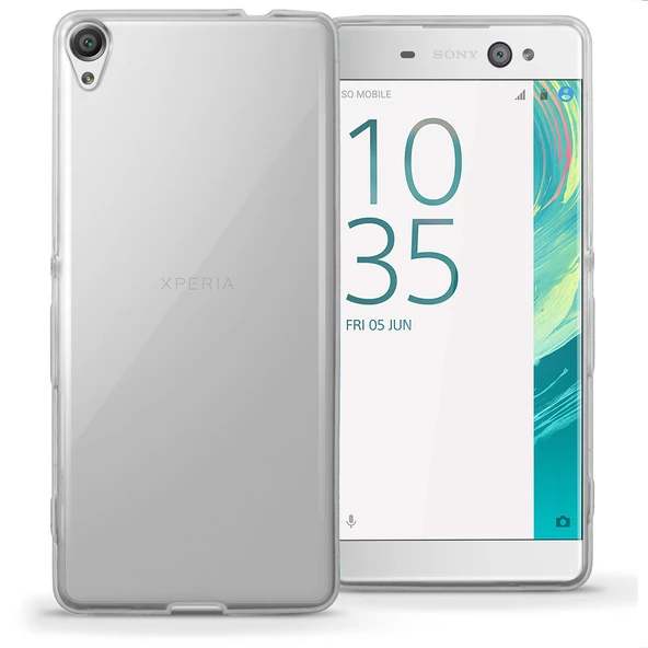 Sony Xperia E5 Kılıf Ultra İnce Silikon Kapak 0.2 mm Şeffaf