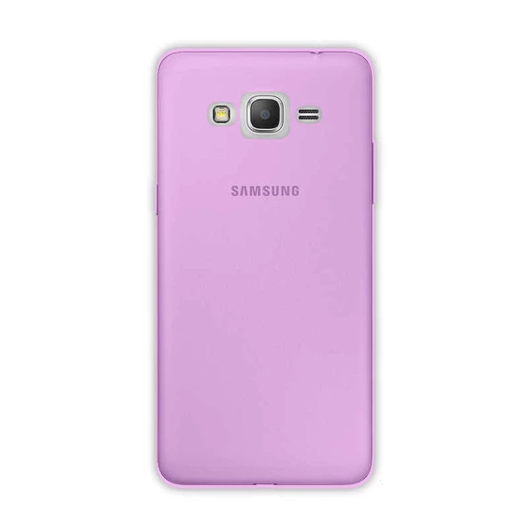 Samsung Galaxy J3 Pro 2016 Kılıf Ultra İnce Silikon Kapak 0.2 mm Pembe