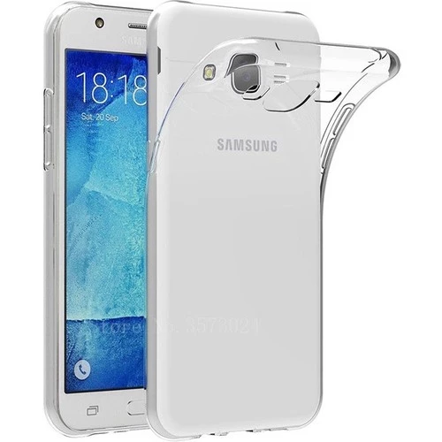 Samsung Galaxy J5 Kılıf Ultra İnce Silikon Kapak 0.2 mm Şeffaf