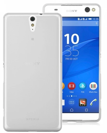 Sony Xperia C5 Kılıf Ultra İnce Silikon Kapak 0.2 mm Şeffaf