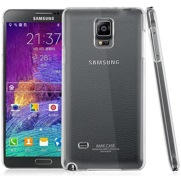 Samsung Galaxy Note 4 Kılıf Ultra İnce Silikon Kapak 0.2 mm Şeffaf