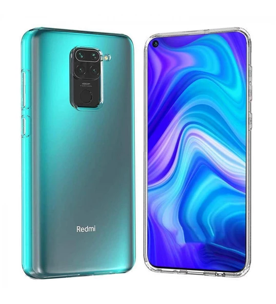 Xiaomi Redmi Note 9 Kılıf Ultra İnce Silikon Kapak 0.2 mm Şeffaf