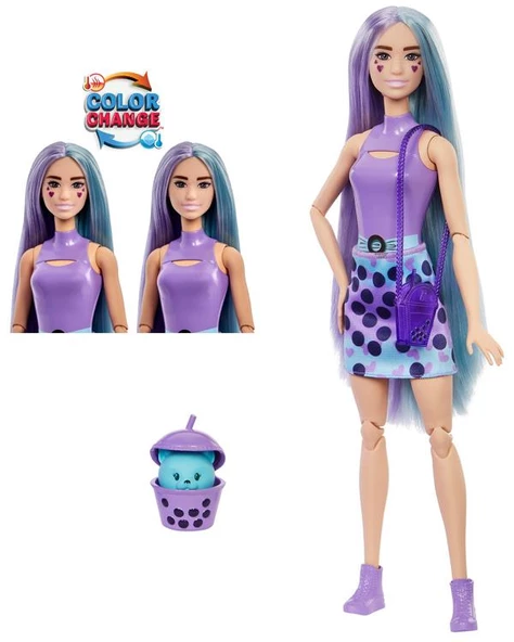 Barbie Pop Reveal Boba Çayı Serisi HTJ19 - 4