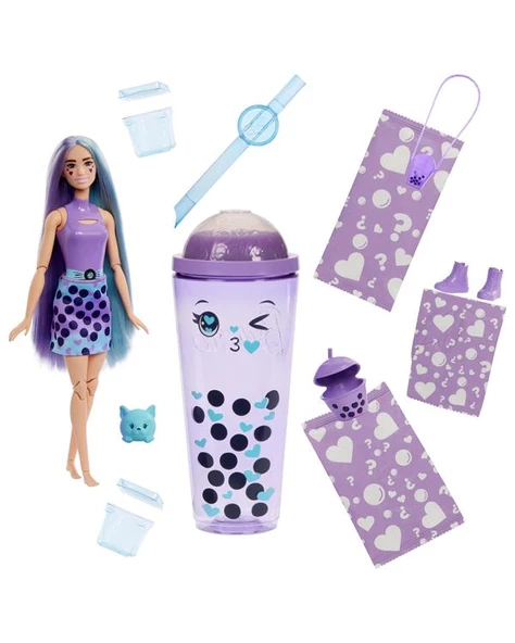 Barbie Pop Reveal Boba Çayı Serisi HTJ19 - 2
