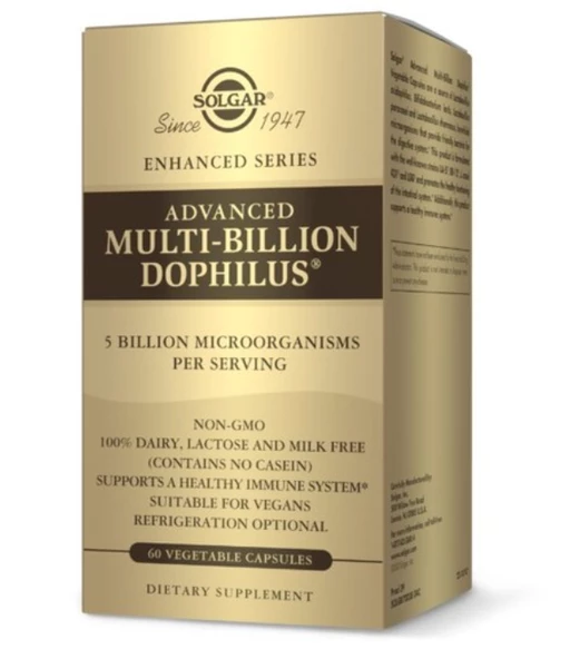 Solgar Advanced Multi-Billion Dophilus 60 Kapsül