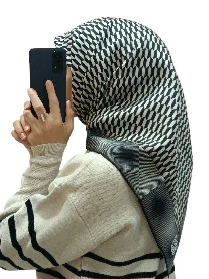 LEVİDOR İ-3835 TWİLL İPEK EŞARP - 4