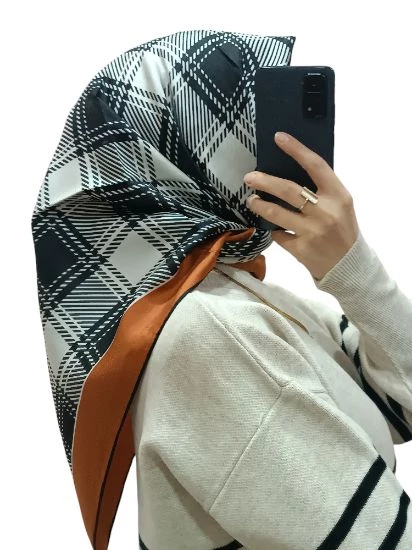 LEVİDOR İ-3843 TWİLL İPEK EŞARP - 11