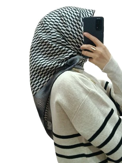 LEVİDOR İ-3835 TWİLL İPEK EŞARP - 5