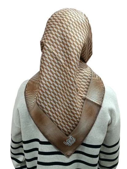 LEVİDOR İ-3835 TWİLL İPEK EŞARP - 3