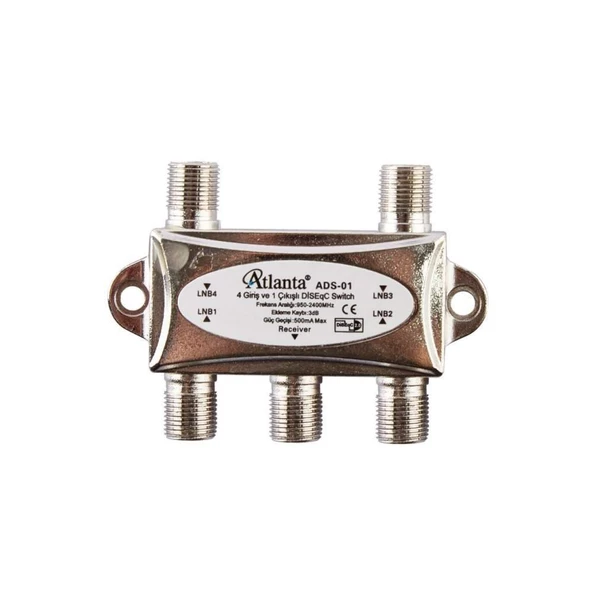 Atlanta ADS-01 1x4 1/4 DiSEqC Switch