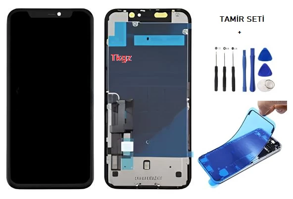iPhone 11 Lcd Ekran Dokunmatik Orijinal Kalite ( GX MARKA ) + TAMİR SETİ + TOZ BANTI