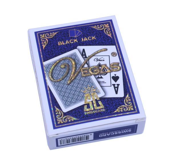 Swisscard İskambil Blackjack Poker Oyun Kartı - Mavi - 6