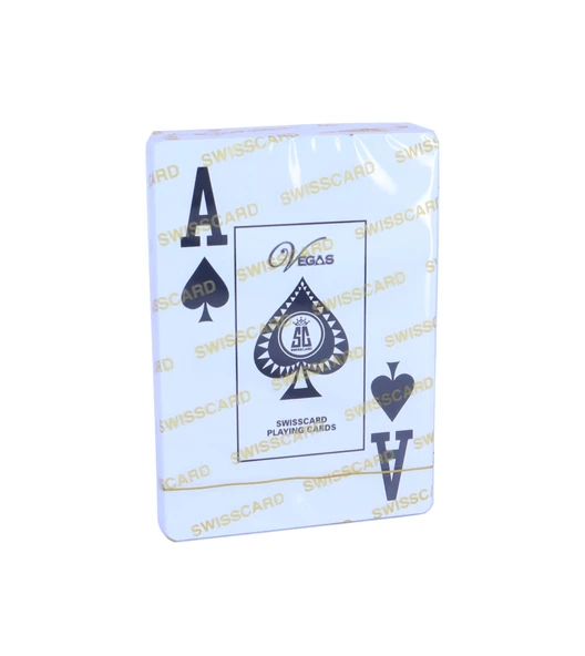 Swisscard İskambil Blackjack Poker Oyun Kartı - Mavi - 4