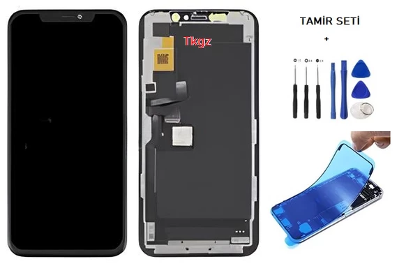 iPhone 11 PRO MAX Lcd Ekran Dokunmatik Orijinal  Kalite ( JK MARKA ) + TAMİR SETİ + TOZ BANTI