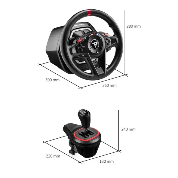 Thrustmaster PC VE Xbox İÇİN T128-X TM-RW4460267 Shifter Direksiyon Seti - 4