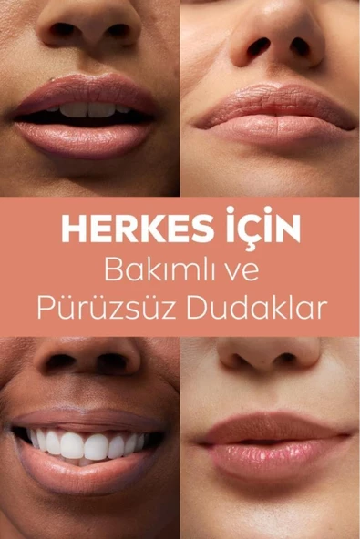 Nivea Lip Balm Bakımlı ve Renkli Dudak Balmı Nude 4,8Gr Spf30,Doğal Yağlar,E Vitamini,Dudak Ve Yanaklar Için - 4