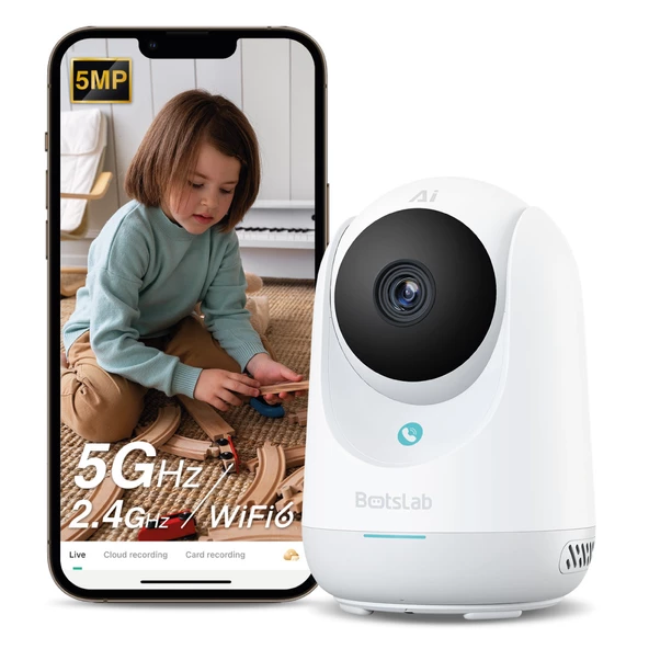 +360 Botslab İndoor Kamera 2C Pro Beyaz 3K 5MP - 5
