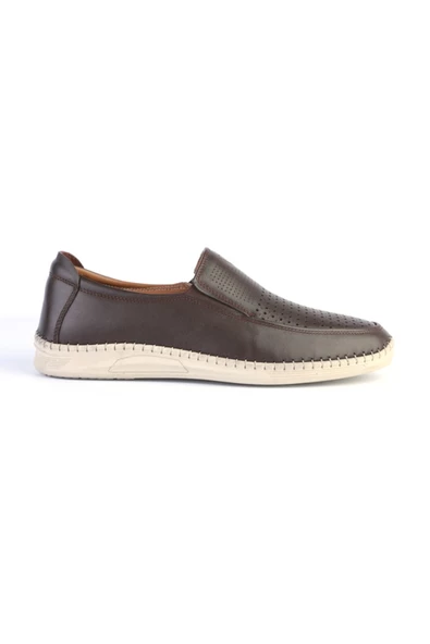Deriholl Erkek Hakiki Deri Casual Comfort Ayakkabı - 3