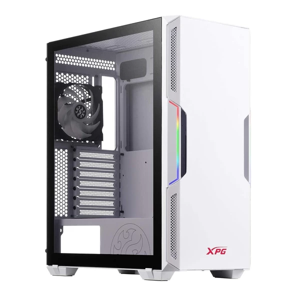 XPG Starker Tempered Glass STARKER-WHCWW ARGB 2 Fanlı Beyaz ATX Oyuncu Kasası - 2