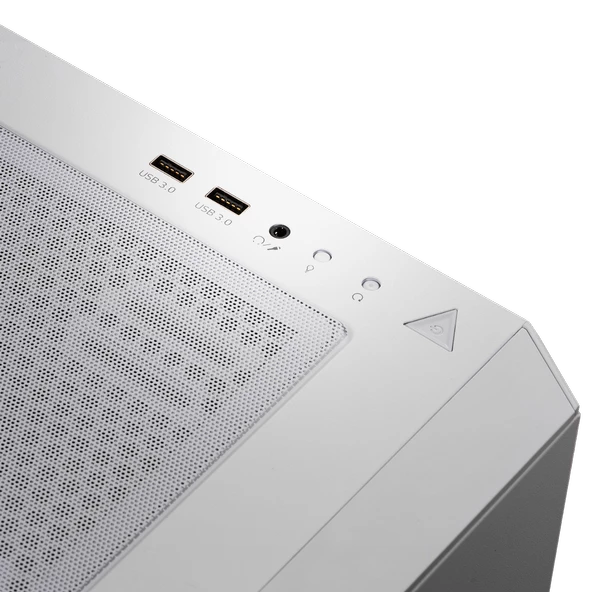 XPG Starker Tempered Glass STARKER-WHCWW ARGB 2 Fanlı Beyaz ATX Oyuncu Kasası - 5
