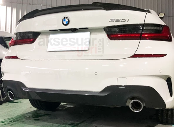 Bmw G20 Yarasa M4 Tip Spoiler Parlak Siyah Boyalı İthal Ürün Plastik