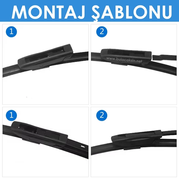 RBW Muz Silecek Takımı Peugeot Expert 2016-2023 ile uyumlu - Resim 3