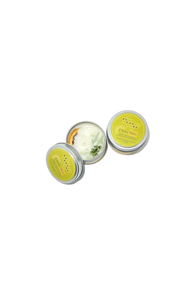 GURUYEMİŞ BOX 3 Nota Hediyelik Mum Soya Mum Doğal 90gr - 3