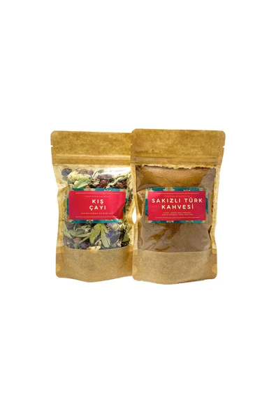 GURUYEMİŞ BOX Çay Saati Seti Karışık Bitki Çayı Sakızlı Türk Kahvesi - 2