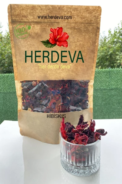 HERDEVA Kurutulmuş Hibiskus Kelle (1.KALİTE) 50 gr - 3