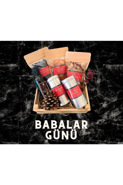 GURUYEMİŞ BOX Guruyemiş Box "Gurme Baba Konsept Hediye Seti" Babalar Günü Hediyesi - 3
