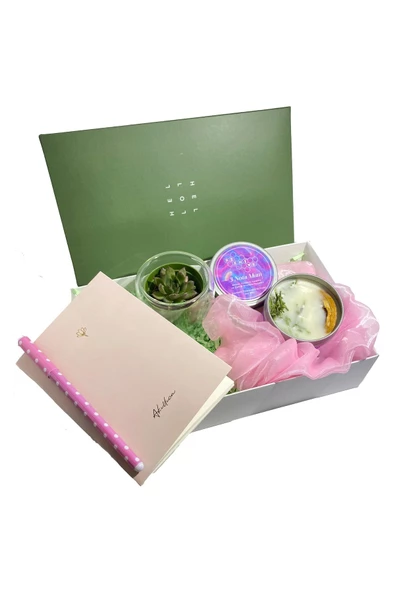 GURUYEMİŞ BOX "kendime Notlar" Konsept Hediye Kutusu " Happy" Motivasyon Paketi - 3