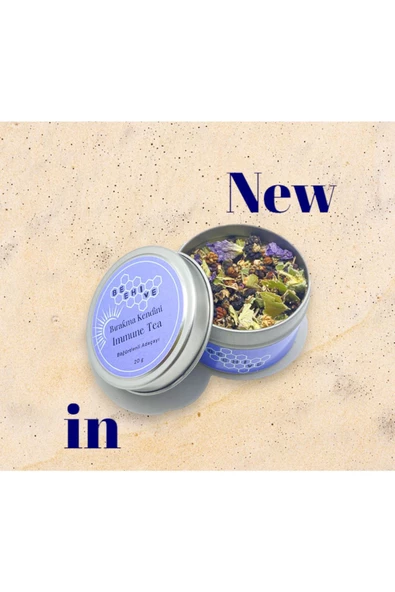 GURUYEMİŞ BOX Guruyemisbox Beehive Immune Tea Bırakma Kendini Bitki Çayı 25gr Bağışıklık Gurme Bitki Çayı - 6