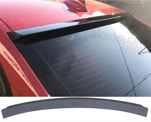 BMW F30 Cam Üstü Spoiler - Piano Black-Parlak Siyah - 2