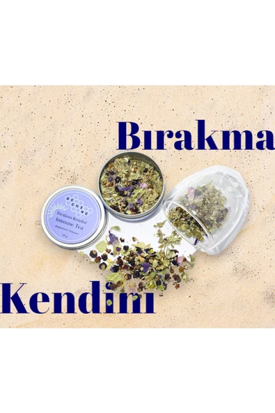 GURUYEMİŞ BOX Guruyemisbox Beehive Immune Tea Bırakma Kendini Bitki Çayı 25gr Bağışıklık Gurme Bitki Çayı - 5