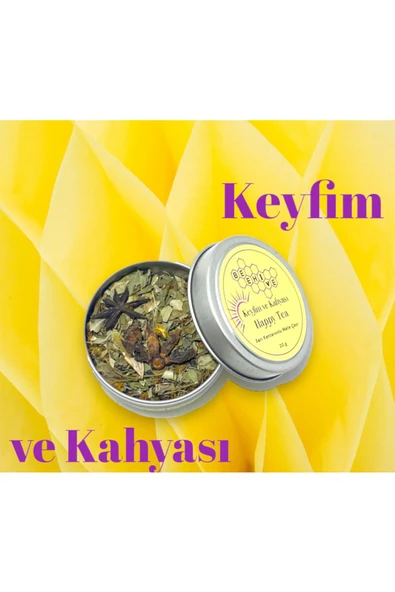 GURUYEMİŞ BOX Beehive Happy Tea Keyfim Ve Kahyası Bitki Çayı 25 gr Gurme Bitki Çayı - 4