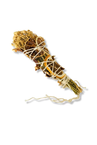 GURUYEMİŞ BOX Üzerlik Otu Nazar Ve Şans Tütsüsü Tekli Bitki Tütsüsü Turunçgil Süslemeli - 3