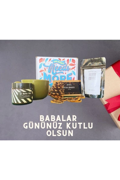 GURUYEMİŞ BOX Guruyemiş Box Babalar Günü 4lü Hediye Kutusu Paketi Konsept Hediye Seti - 3