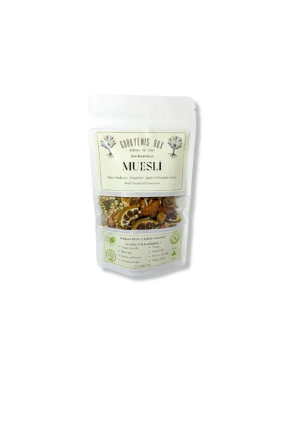 GURUYEMİŞ BOX Müsli Greçka Kahvaltılık Gevrek Çiğ Karabuğday Bol Kuru Meyveli Kabak Çekirdekli - 2