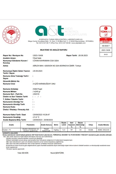 CGK Gıda Glutensiz Çiğ Karabuğday Unu 1000g - 2