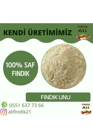 Alı fındık Fındık Unu Fındık Unu 1 Kg